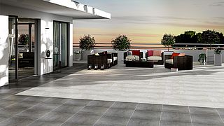 Terralis Terrassenfliesen Serie Helio